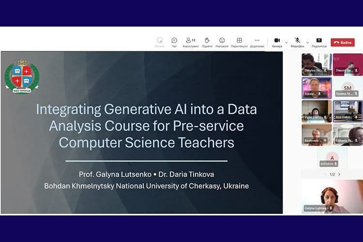 Науковиці ЧНУ презентували досвід інтеграції штучного інтелекту на міжнародному семінарі
